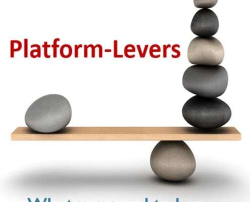 Platform-Lever
